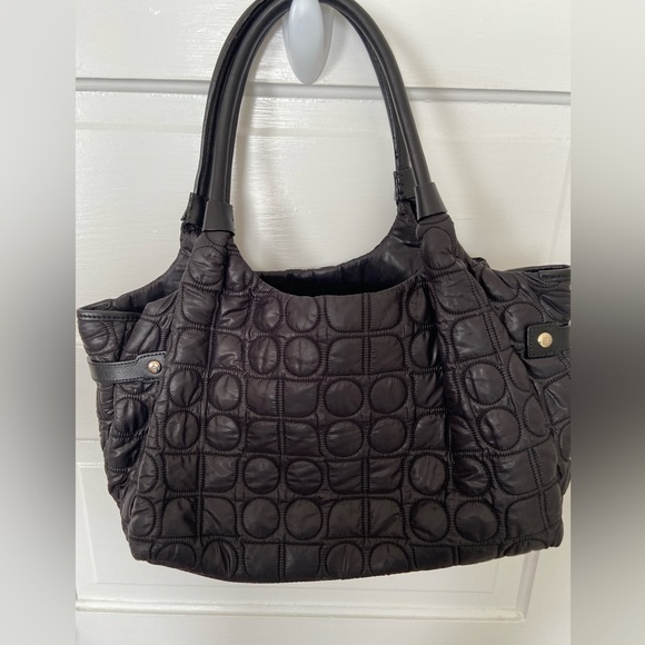 Kate Spade black quilted nylon purse - Picture 3 of 5